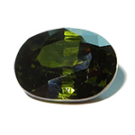 Greem sapphire gemstone