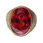 Light garnet gemstone