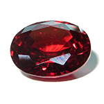 Light garnet gemstone